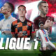 The poster indicates that this season's Ligue 1 features top teams competing in the French league.
