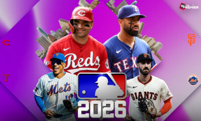 This poster represents the upcoming MLB matchups.