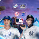 This poster shows MLB teams to represent the upcoming games.
