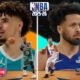 The poster defines the playoff clashes for the NBA season 2025-26, Matchday, April 10, 2026.