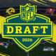 This poster shows the NFL logo, representing the NFL Draft 2026.