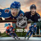 This poster shows NHL teams to represent the upcoming games.