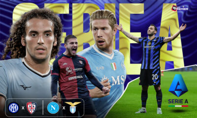 This image denotes a Serie A feature between top-tier clubs’ encounters in the football competition.