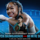 This poster shows boxers representing the upcoming Alycia Baumgardner vs Bo Mi Re Shin fight.