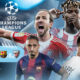 This poster shows teams representing the Champions League Quarter-Final Leg 2.