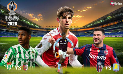 The poster defines the clash between the teams, urging for UEFA Europa League Leg 2 and shaping the semi-final.