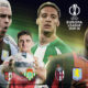The poster defines the clash between the teams, finalizing their spots for the UEFA Europa League semi-final.