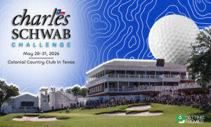 This poster denotes that the Charles Schwab Challenge 2026 will feature the top golfers tussling in the field.