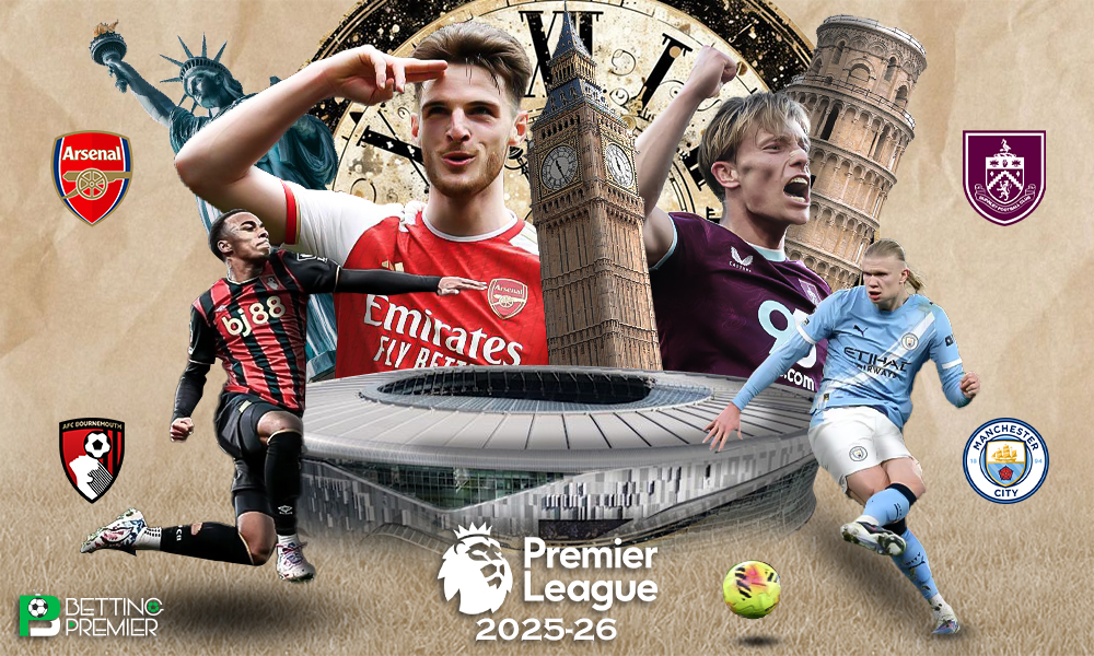 The image depicts the English Premier League, with the top two clubs battling on matchday 37.