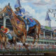 This image denotes that the Kentucky Derby 2026 will feature elite horses competing on the track.
