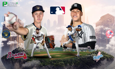 This poster shows MLB teams to represent the upcoming matchups.