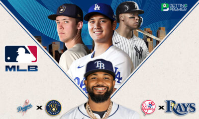 This poster shows MLB teams to represent the upcoming matchups.