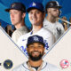 This poster shows MLB teams to represent the upcoming matchups.