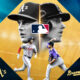 This poster shows MLB teams to represent the upcoming matchups.