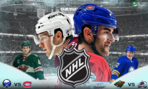 This poster shows NHL teams to represent the upcoming matchups.