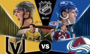 This poster shows NHL teams to represent the upcoming matchups.