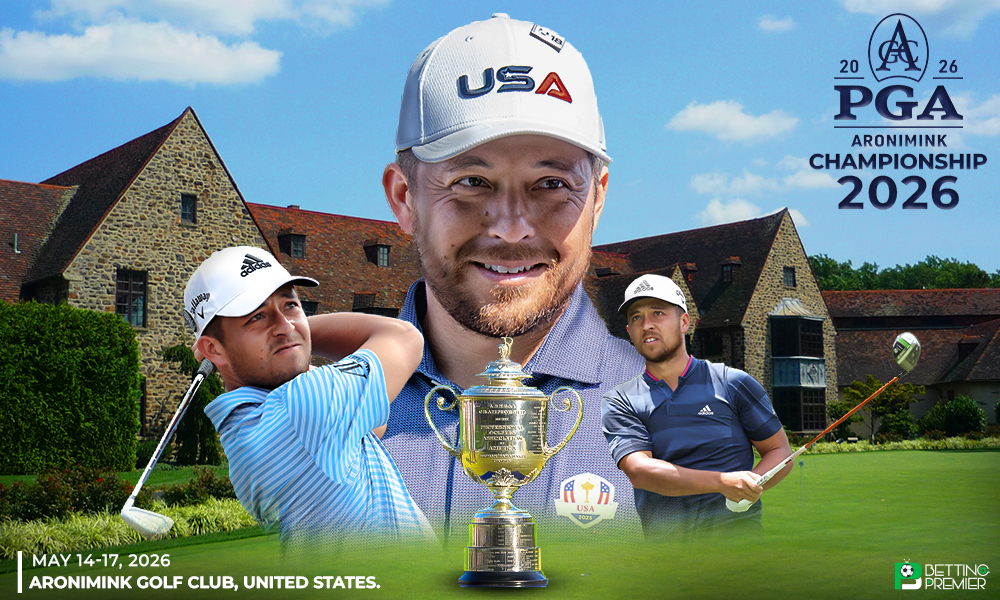 This picture represents the 2026 PGA Championship, where top golfers compete on the course.