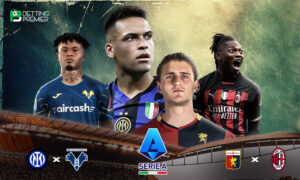 This poster delivers the clash for the title from the top standings team in Serie A Matchday 37.