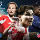 This poster shows football teams representing the Champions League Semi-Final Leg 2.