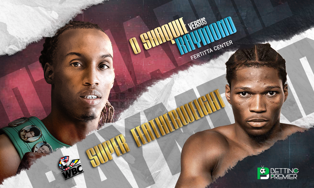 This image shows O'Shaquie Foster vs Raymond Ford's title fight showdown