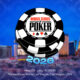 This poster represents a poker game for the upcoming World Series of Poker in May 2026.