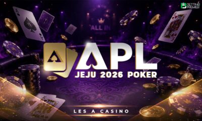 This poster shows players representing the upcoming Poker: APL Jeju Series 2026.
