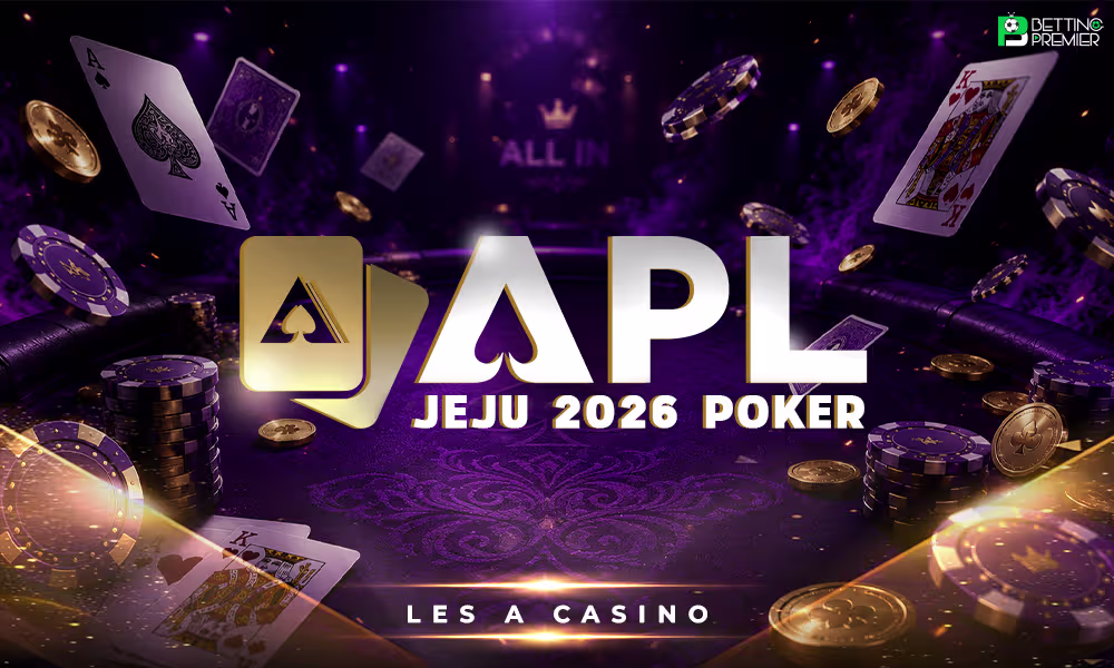 This poster shows players representing the upcoming Poker: APL Jeju Series 2026.