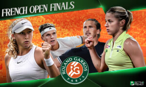 This poster denotes the French Open 2026 Final and the semi-final clashes between the players.