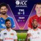 This poster shows ICC teams to represent upcoming matchups.