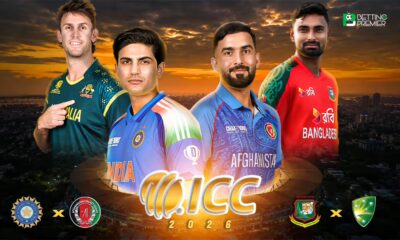 This poster shows ICC teams to represent upcoming matchups.
