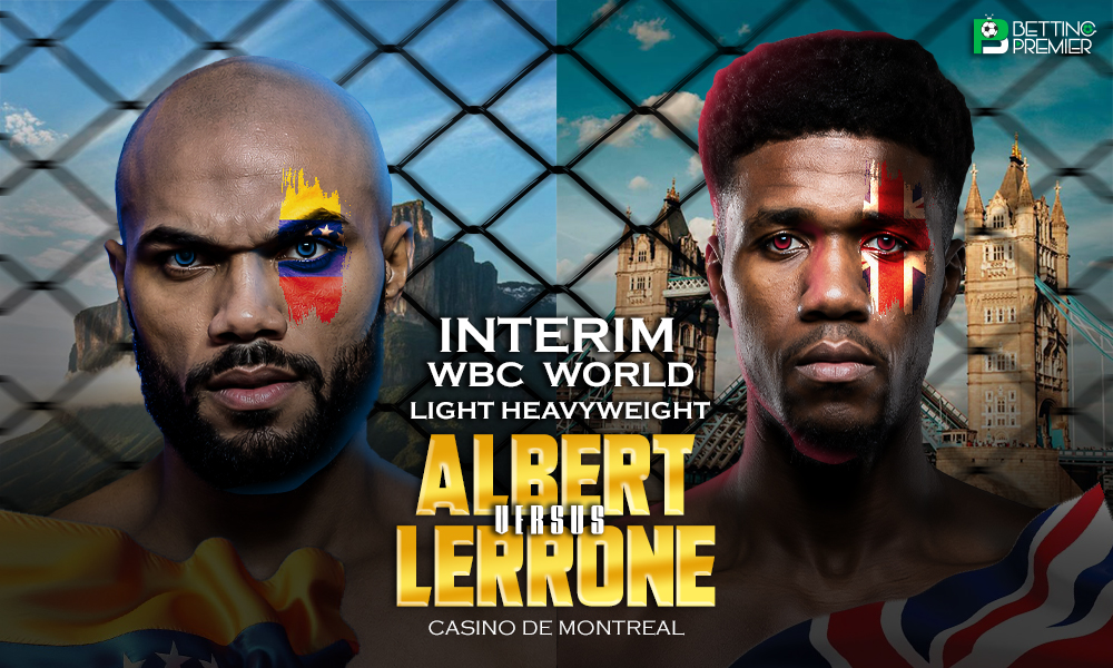This poster shows fighters representing the upcoming Albert Ramirez vs Lerrone Richards title fight.