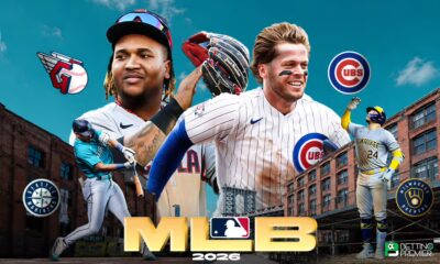 This poster shows MLB teams to represent the upcoming matchups.