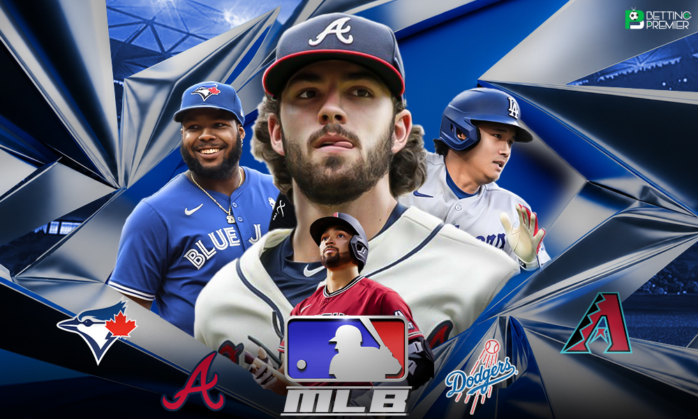 This poster shows MLB teams to represent the upcoming matchups.
