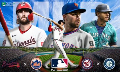 This poster shows MLB teams to represent the upcoming matchups.