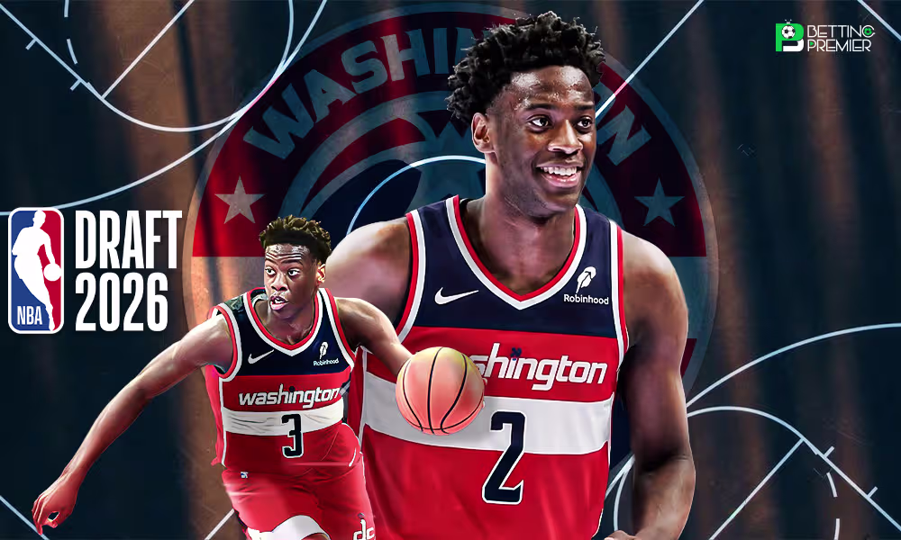 The poster represents that the 2026 NBA Draft will open a young talent auction for basketball competition.