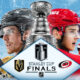 This poster shows NHL teams to represent the upcoming matchups.