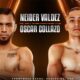 This poster features boxers promoting the Oscar Collazo vs Neider Valdez fight.