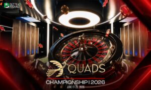 This image represents the Quads Poker Championship in 2026, which will feature the top players to crown a champion.