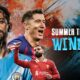 This poster shows soccer players representing the upcoming Summer Transfer Window 2026.