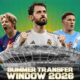 This poster shows players representing the Summer Transfer Window.