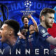 This poster shows PGS players representing their UCL win.