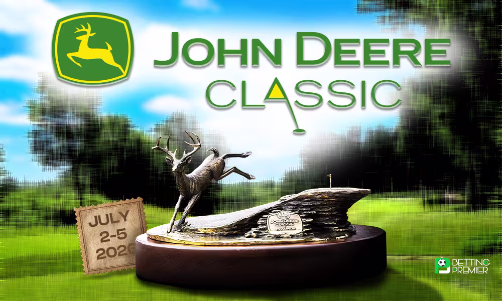 This poster denotes that the 2026 John Deere Classic will feature several golfers who give splendid performances in the field.
