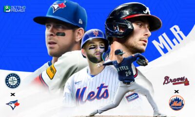 This poster shows MLB teams to represent the upcoming matchups.
