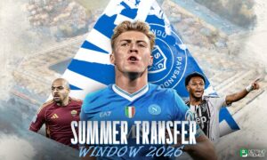 This poster shows football players who moved to Serie A teams in the summer transfer window.