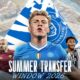 This poster shows football players who moved to Serie A teams in the summer transfer window.