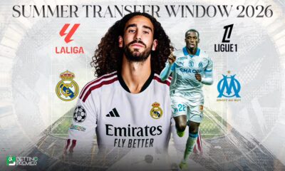 This poster represents a major football transfer in the Summer Transfer Window 2026 for the leagues.