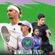 This picture represents Wimbledon 2026, featuring a third-round clash between elite players on the court.