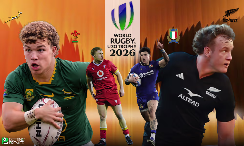 The poster highlights the biggest matches scheduled on 7 July 2026 in the World Rugby U20 Championship.