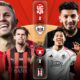 The poster delivers the high-aggregate teams clashing for the permanent spot in the UEFA Europa League 2026-27 season.
