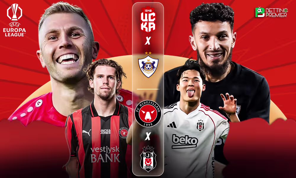 The poster delivers the high-aggregate teams clashing for the permanent spot in the UEFA Europa League 2026-27 season.